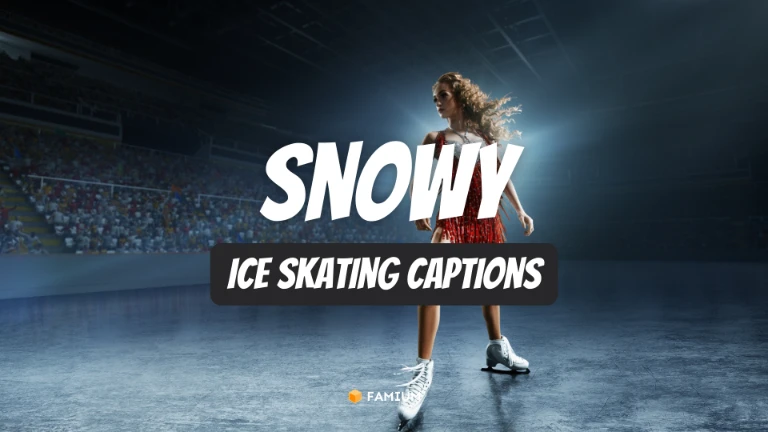 Snowy Ice Skating Captions for Instagram